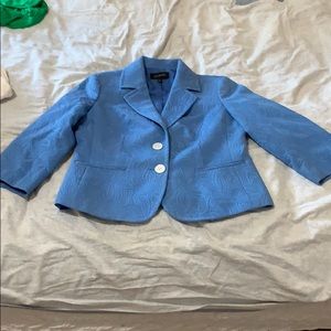 Talbots sz 8 periwinkle spring blazer